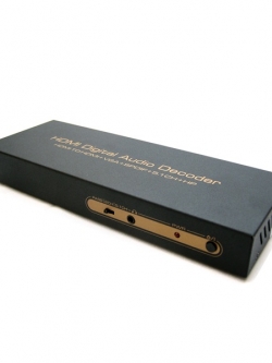 HDCN0012M1 1080p Full HD, 5.1ch HDMI 24/192KHz Digital Audio Extractor Converter with Decoder VGA and 3.5mm Headphone