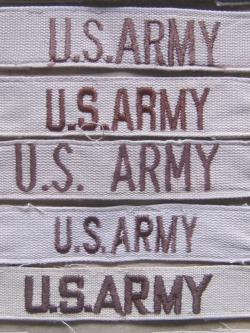 ขายแล้ว ป้าย US.ARMY สีทราย