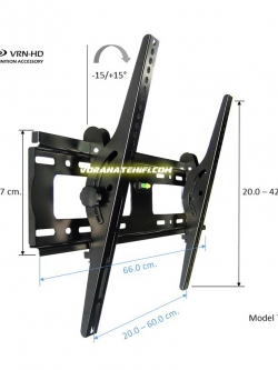 T600 ขาแขวนทีวี LCD,LED TV 32-65 นิ้ว สามารถปรับก้ม-เงยหน้าจอได้