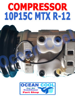 คอมเพรสเซอร์ ไมตี้เอ็ก โตโยต้า คอมแอร์ รถยนต์ 10P15C COMPRESSOR Toyota Hilux Mighty X MTX R-12 คอมแอร์รถยนต์ คอมแอร์ คอมเพลสเซอร์ COM0019