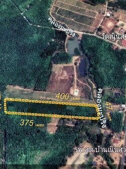 ขายที่ดินเกษตร ปลูกสวนยาง ต.บางบุตร อ.บ้านค่าย ระยอง ใกล้วัดเนินสว่าง มีแหล่งน้ำธรรมชาติ : 11-0-29 ไร่ Coming soon ..........