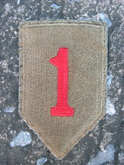 อาร์มหน่วยกองพลทหารราบที่ 1 กองทัพสหรัฐฯ 1st Infantry Division patch