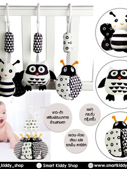 โมบายแบบแขวน โมบายกระดิ่ง : Black & White