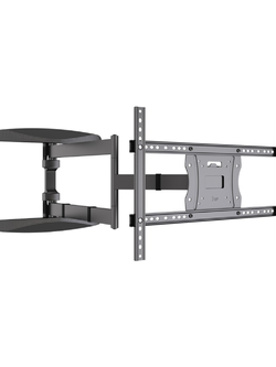 KS-4070EL ขาแขวนทีวี 40"- 70" บานพับ 90 องศาแบบ Single Long-Arm Extension Heavy-Duty Full-Motion, Max VESA 600x400mm., Weight Capacity 45.5 kg.