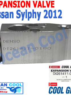 วาล์ว บล็อค นิสสัน ซิลฟี่ 2012 EV0005 Cool Gear รหัส DI261411-0180 EXPANSION VALVE Nissan Sylphy 2012 วาวล์ อะไหล่ แอร์ รถยนต์