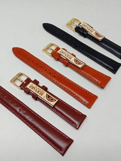 BERNARD สายนาฬิกาหนังวัวแท้ ขนาด 16 มม.