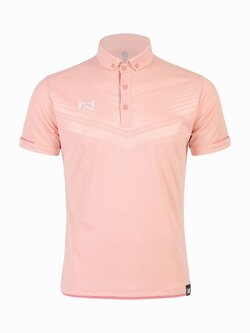 WARRIX (วอริกซ์) LAVIDA POLO ลิขสิทธิ์แท้ 100% เสื้อโปโลสปอร์ต สีชมพู PP