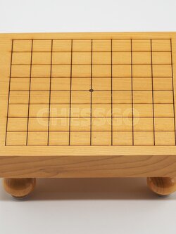 กระดานหมากล้อมไม้Torreya9เส้น(ขากลม)