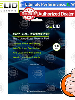 [CoolBlasterThai] GELID GP-ULTIMATE Thermal Pad 120x120x1.0 mm./15.0 W/mK (TP-GP04-S-B)