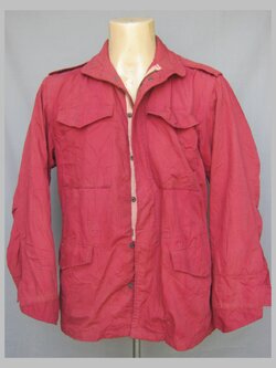 เสื้อทหาร M65 สีแดง