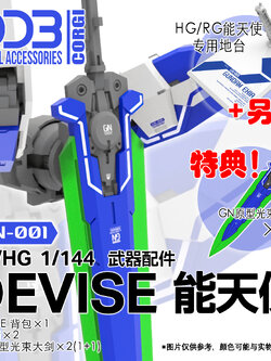 พร้อมส่ง DDB ชุดแต่ง RG/HG 1/144 Devise Exia RG HG