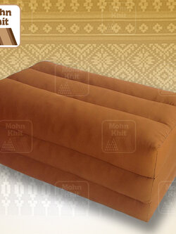 หมอนขิดเก้าลูกใหญ่จัมโบ้ 40x60x40 Cm // Jombo Khit Pillow large 9 rows kapok 100%Traditional Floor Cushions.