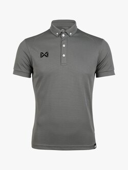 POLO SPORT WARRIX ( วอริกซ์ ) WA-3315N EE เสื้อโปโลสปอร์ต เสื้อคอกปก สีเทาเข้ม