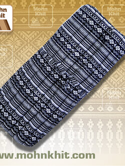 ที่นอนระนาดผ้าฝ้ายพื้นเมืองสีกรมท่าเข้ม 100x200 Cm Thai Roll Up Floor Beds Mattress Kapok100%