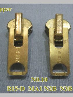 หัวซิปเพื่อซ่อม เสื้อนักบิน MA1