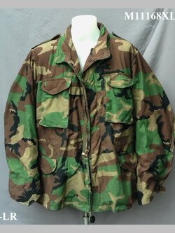 เสื้อM65 Class2 woodland X-L R