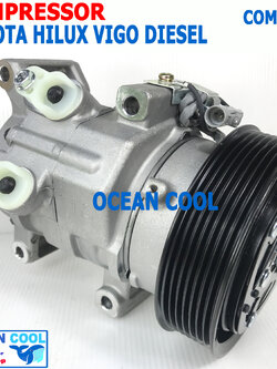 คอมเพรสเซอร์ วีโก้ ดีเซล 2003 - 2014 COM0038 โตโยต้า 10S11C คอมแอร์รถยนต์ คอมแอร์ คอมเพลสเซอร์ Compressor toyota vigo 2004 2005 2006 2007 2008 2009 2010 2011 2012 2013