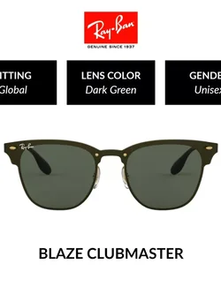 RayBan RB3576N 043/71 BLAZE CLUBMASTER Size 47 MM.