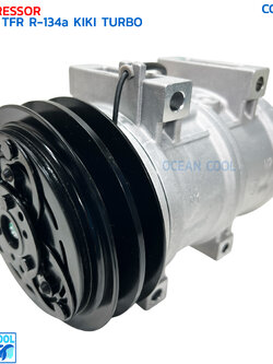 คอมแอร์ อีซูซุ ทีเอฟอาร์ ,ดราก้อนอาย แอร์กีกิ เทอร์โบ R-134a COM0201 COMPRESSOR ISUZU TFR R134a KIKI TURBO คอมเพลสเซอร์ Zexel เซกเซล