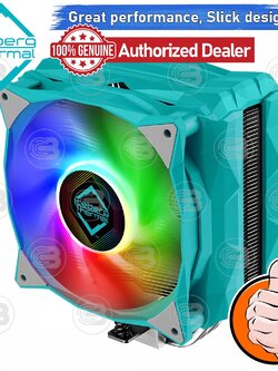 [CoolBlasterThai] Iceberg Thermal IceSLEET G4 OC Teal Multi Compatible Tower CPU Cooler with A-RGB