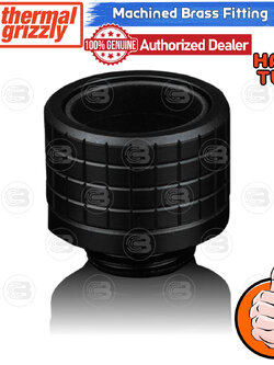 [CoolBlasterThai] Thermal Grizzly DeltaMate Fitting HT16 For Hard Tubes Black Machined Brass