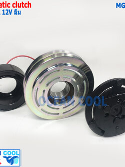 คลัชคอมแอร์ 709 ลิ่ม ร่อง A 12v MGC0100 AC Compressor Clutch for 709 7h13 , 7h15 ISUZU อีซูซุ SD sanden ลูกปืน NSK แท้ มู่เล่คลัช