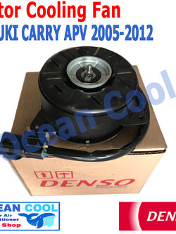 มอเตอร์ พัดลม ซูซูกิ แครี่ APV ปี 2005 - 2012 CF0015 DENSO รหัส AE168000-9370 Motor Cooling Fan condenser Radian Suzuki Carry apv ระบายความร้อน แผงแอร์ หม้อน้ำ12v พ.ศ. 2548 ถึง 2555 Ocean Cool CF0015 2006 2007 2008 2009 2010 2011 อะไหล่ แอร์ รถยนต์