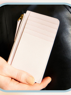 Sidezip Cardholder Pink