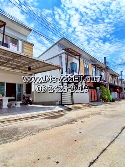 ขายทาวน์โฮม โซนนิมิตรใหม่ หทัยราษฎร์ เชื่อมมีนบุรี รามอินทรา ใกล้แฟชั่นไอส์แลนด์ ซาฟารีเวิลด์ ตลาดหทัยมิตร รถไฟฟ้าสีชมพู : มบ.เมดิโอ้นิมิตรใหม่ Medio Nimitmai : 2 ชั้น 25.6 ตร.วา