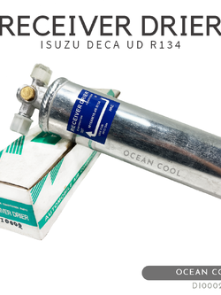 ไดเออร์ อีซูซุ เดก้า / UD R134a M16 DI0002 RECEIVER DRIER ISUZU DECA / UD R134a M16 รีซีฟเวอร์ ดรายเออร์ อีซูซุ เดกา