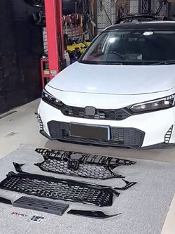 กระจังหน้า Civic FE MC 2025-2027 ทรง Type R