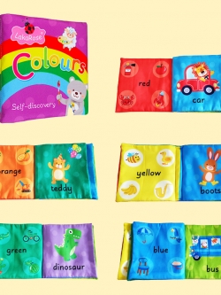 หนังสือผ้า Colours