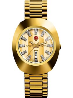 นาฬิกาข้อมือผู้ชาย Rado Diastar Automatic พลอยคู่ 22 เม็ด รุ่น R12413803