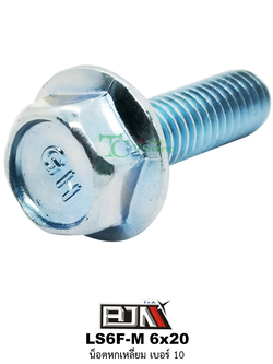 LS6F-M 6x20 น็อตหกเหลี่ยมเบอร์ 10 ( 1 ถุงมี 50 ตัว )