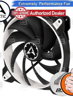 [CoolBlasterThai] ARCTIC BioniX F140 White Gaming Fan with PWM PST (size 140 mm.) PC Fan Case ประกัน 6 ปี