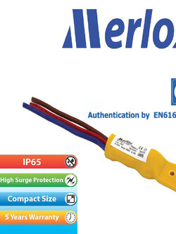 อุปกรณ์ป้องกันฟ้าผ่า ไฟกระชาก LED SPECIAL SURGE PROTECTION DEVICE SPD MERLOX