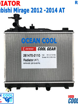 หม้อน้ำ มิตซูบิชิ มิราจ 2012 -2014 หนา 16 มม เกียร์ ออโต้ RD0051 Cool Gear แท้ 261470-2110 Radiator For Mitsubishi Mirage Gear Auto AT อะไหล่ รถยนต์ เกียร์ อัตโนมัต 2013