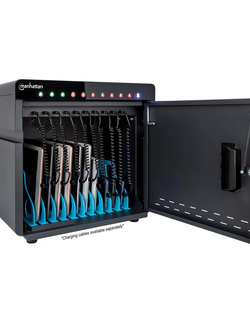 MHT-181082 ตู้ชาร์จอุปกรณ์พกพา USB-C 10 พอร์ต สำหรับเดสก์ท็อป กำลังไฟ 180 วัตต์ (18W x10)