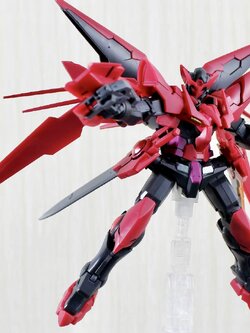 HG Exia Dark Matter Model 1/144 Mecha (with deluxe stand)