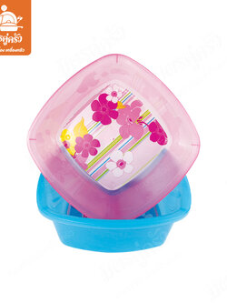 กาละมังเหลื่ยม 35 ซม. ลายฮาน่า JCP