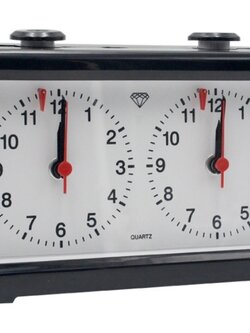 นาฬิกาจับเวลาหมากรุกแบบอนาล็อก Master Quartz Chess Clock