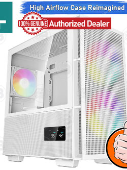 [CoolBlasterThai] DEEPCOOL CH360 WH Digital Micro-ATX High-Airflow PC Case WHITE ประกัน 1 ปี