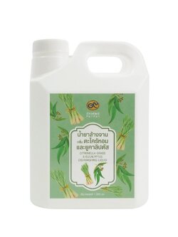 น้ำยาล้างจานกลิ่นตะไคร้หอมและยูคาลิปตัส ขนาด 1,000 มล. (Lemon Grass & Eucalyptus Dishwashing Liquid)