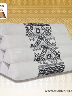 หมอนสามเหลี่ยม10ช่อง 50x28x30Cm.Decorate design Triangle kapok Traditional Floor Cushions 10 holes.