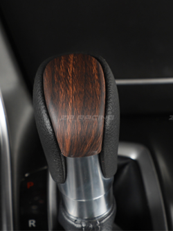 ครอบหัวเกียร์ แผ่นปิดหัวเกียร์ Honda HR-V e:HEV 2022 ลายไม้