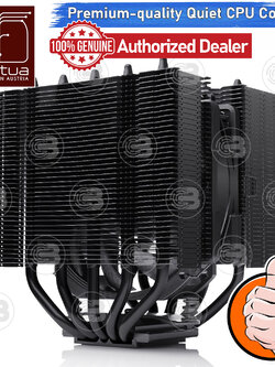 [CoolBlasterThai] Noctua NH-D12L CHROMAX.BLACK Heat Sink CPU Cooler (AM5/LGA1851 Ready) ประกัน 6 ปี