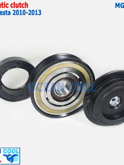 คลัชคอมแอร์ ฟอร์ด เฟียสต้า ปี 2010 - 2013 ลูกปืน nsk แท้ MGC0024 AC Compressor Clutch Ford Fiesta หน้าคลัชคอมแอร์ ครัชคอมแอร์ หน้าครัชคอมแอร์