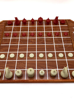 ชุดหมากรุกไทย(กระดานไม้อัดMDF+ตัวพลาสติกbermuda)