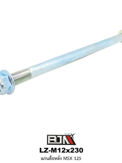 LZ-M 12x230 แกนล้อหลัง MSX 125