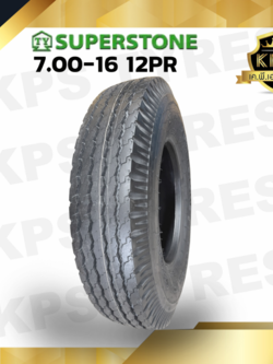 7.00-16 12PR ยี่ห้อ SUPERSTONE รุ่น SR911 ยางรถบรรทุกผ้าใบ